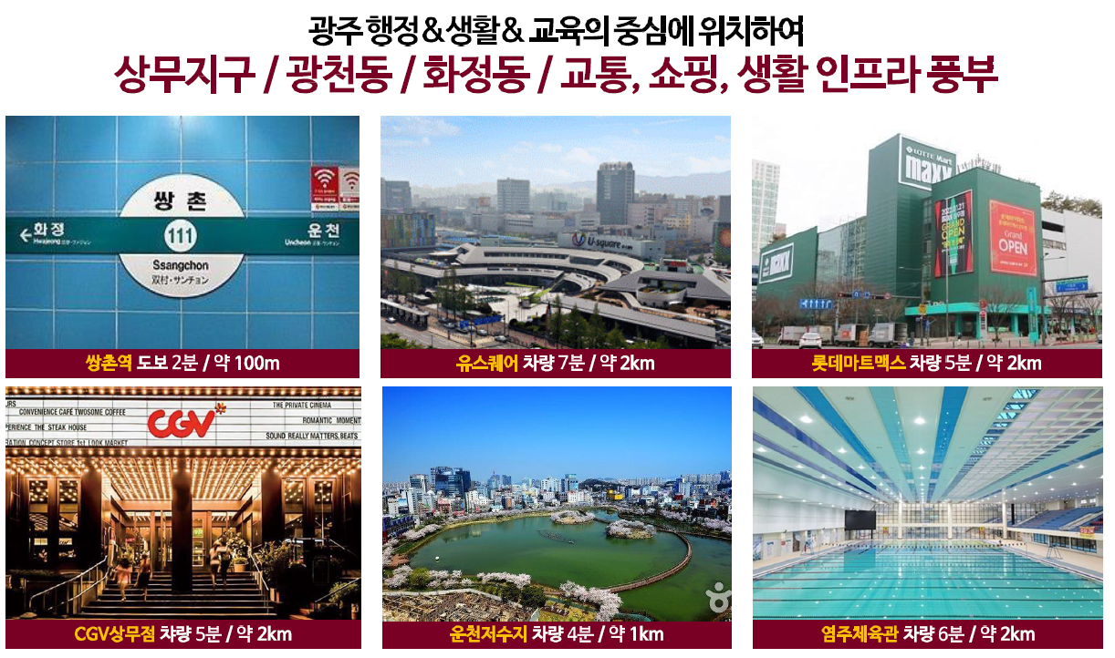 상무 센트럴 더로제 학군